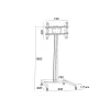 Ekraanialus Multibrackets M Display Stand 180 Single Must