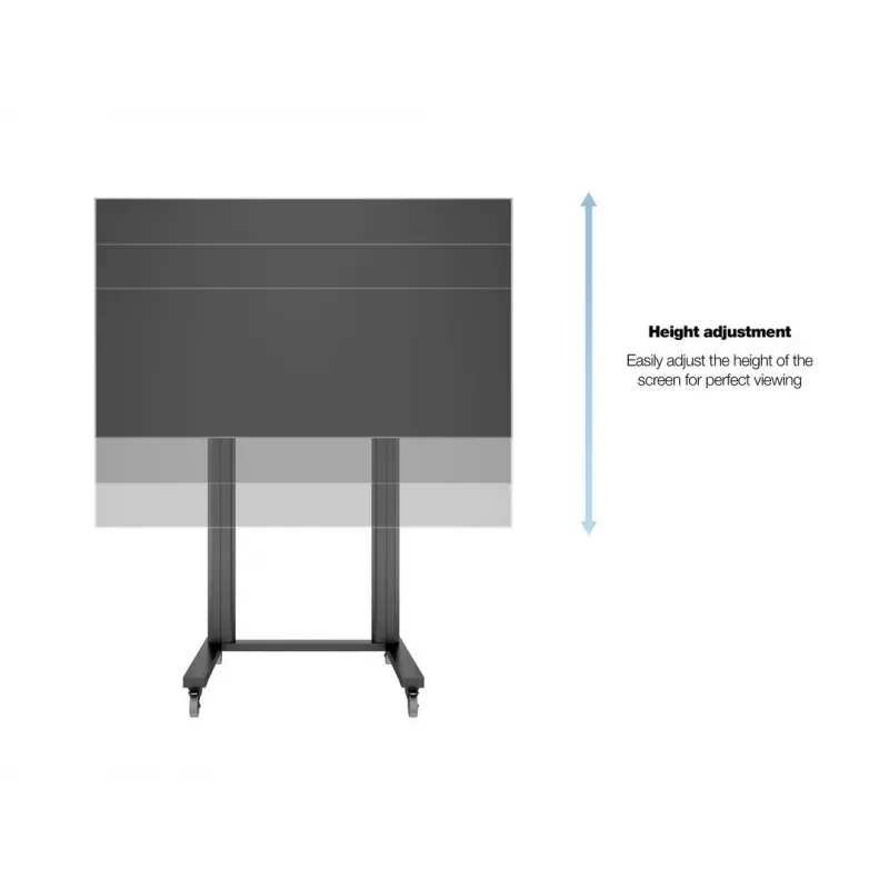Multibrackets M Public Display Stand 210 Dual Pillar Wheelbase Must