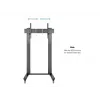 Multibrackets M Public Display Stand 210 Dual Pillar Wheelbase Must