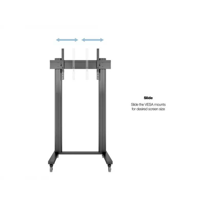 Multibrackets M Public Display Stand 210 Dual Pillar Wheelbase Must