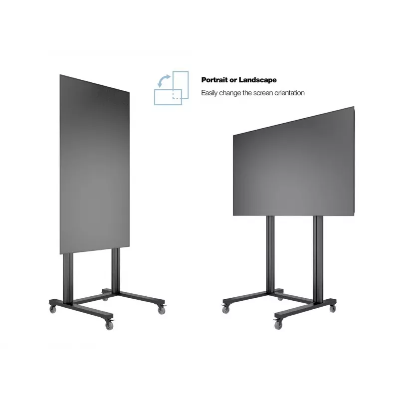 Multibrackets M Public Display Stand 210 Dual Pillar Wheelbase Must
