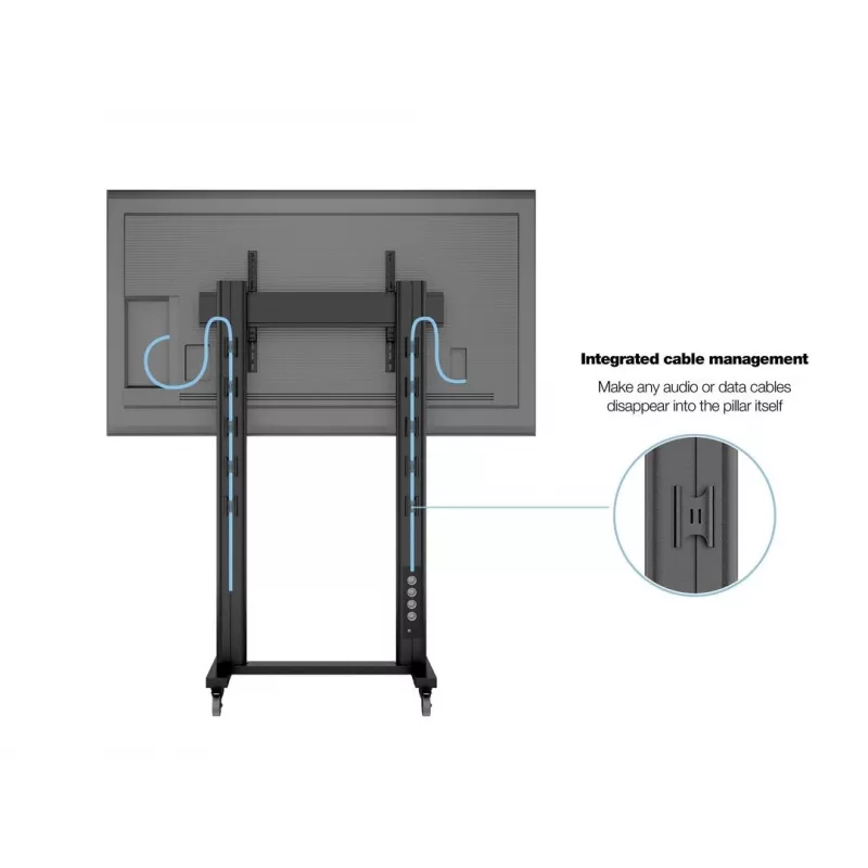 Multibrackets M Public Display Stand 210 Dual Pillar Wheelbase Must