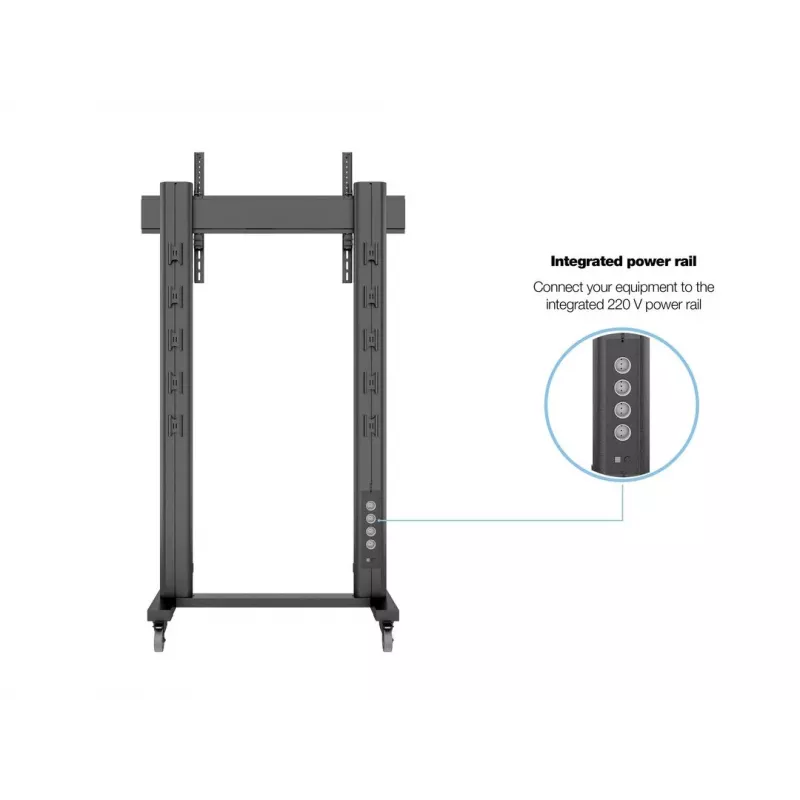 Multibrackets M Public Display Stand 210 Dual Pillar Wheelbase Must