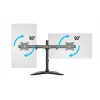 Multibrackets M Deskstand Basic Dual, vabaltseisev, 16 kg, 38,1 cm (15″), 68,6 cm (27″), 100 x 100 mm, must