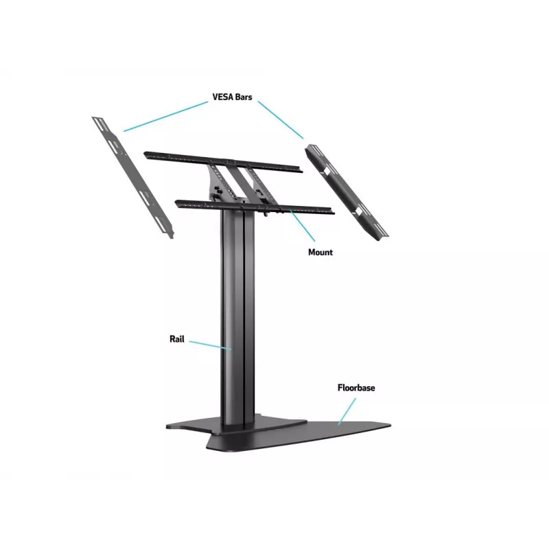 Multibrackets M Public Display Stand 110 HD Floorbase Single Must
