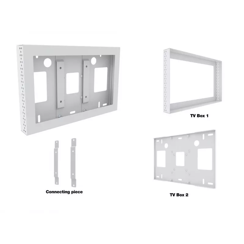 Multibrackets M Pro Series - Korpus 13 tolli QB13R & QB13R-T Valge