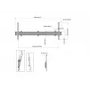 Seinakinnitusklamber MULTIBRACKETS M Wallmount Pro LG110UM5J — kallutatav, VESA 100×100–1600×600, max 80 kg, 40–110-tollistele ekraanidele, must