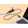 Manhattan USB-C ja USB-A kombodokk/jaotur, pordid (4): Ethernet ja USB-A (x3), 5 Gbps (USB 3.2 Gen1 ehk USB 3.0), USB-toitega (välist toiteadapterit pole vaja)