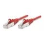 Intellinet võrguparanduskaabel, Cat5e, 3m, punane, CCA, F/UTP, PVC, RJ45, kullatud kontaktid, haakumisvastane, kaitsemuhviga, polükott