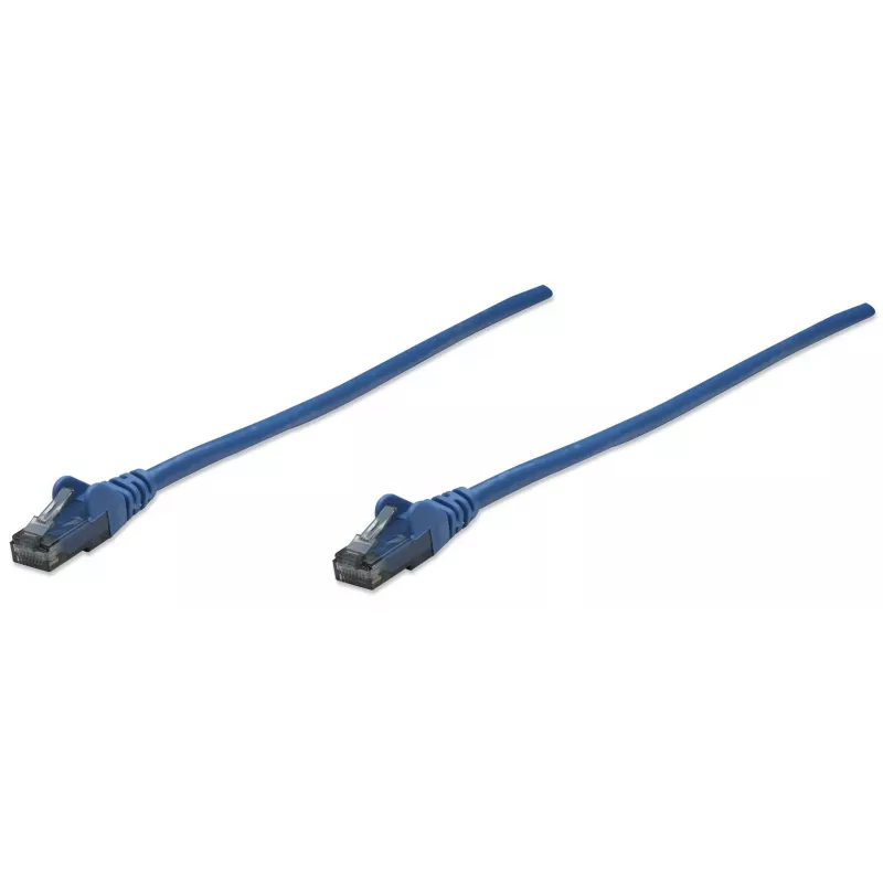 Intellinet võrk patch-kaabel, Cat6, 10m, sinine, CCA, U/UTP, PVC, RJ45, kullatud kontaktid, takerdumisvastane, kaablikaitse, eluaegne garantii