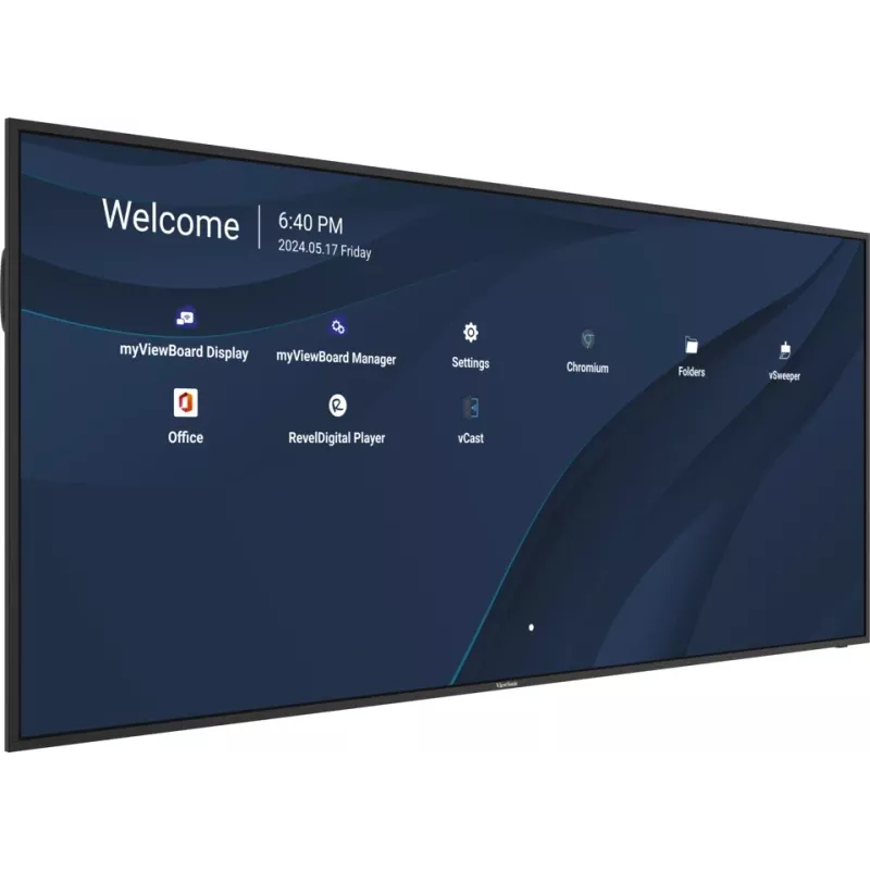 Viewsonic CDE105UW interaktiivne tahvel 2,67 m (105 inch) 5120 x 2160 pikslit Must