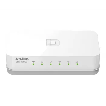 D-Link ES-1005C/E haldamata kiire Etherneti (10/100) lauaarvuti valge