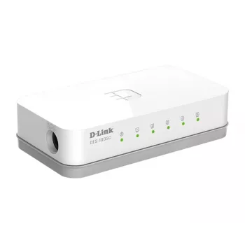 D-Link ES-1005C/E haldamata kiire Etherneti (10/100) lauaarvuti valge