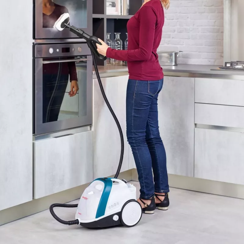 Polti Vaporetto Smart 100_B silindriline aurupuhasti 1500 W sinine, valge