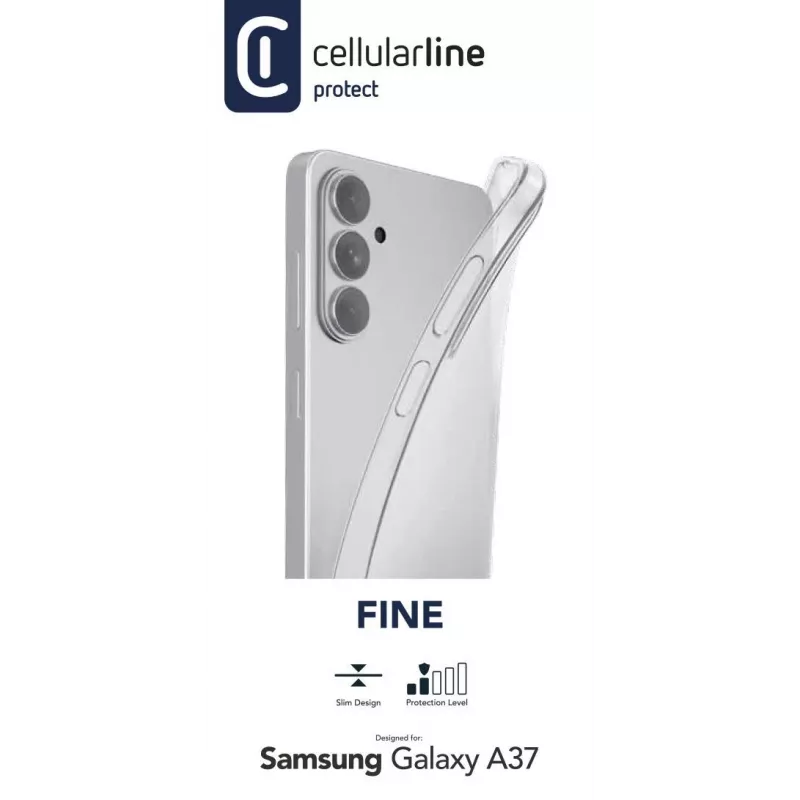 Cellularline Fine - Galaxy A37, ümbris, Samsung, Galaxy A37, 17 cm (6.7 tolli), läbipaistev