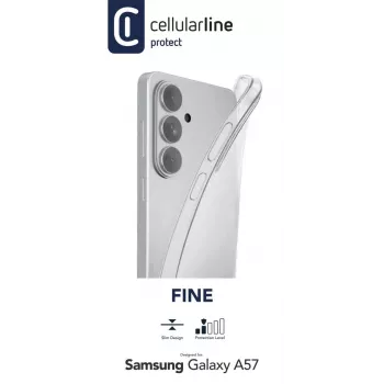 Cellularline Fine - Galaxy A57, Ümbris, Samsung, Galaxy A57, 17 cm (6,7″), Läbipaistev