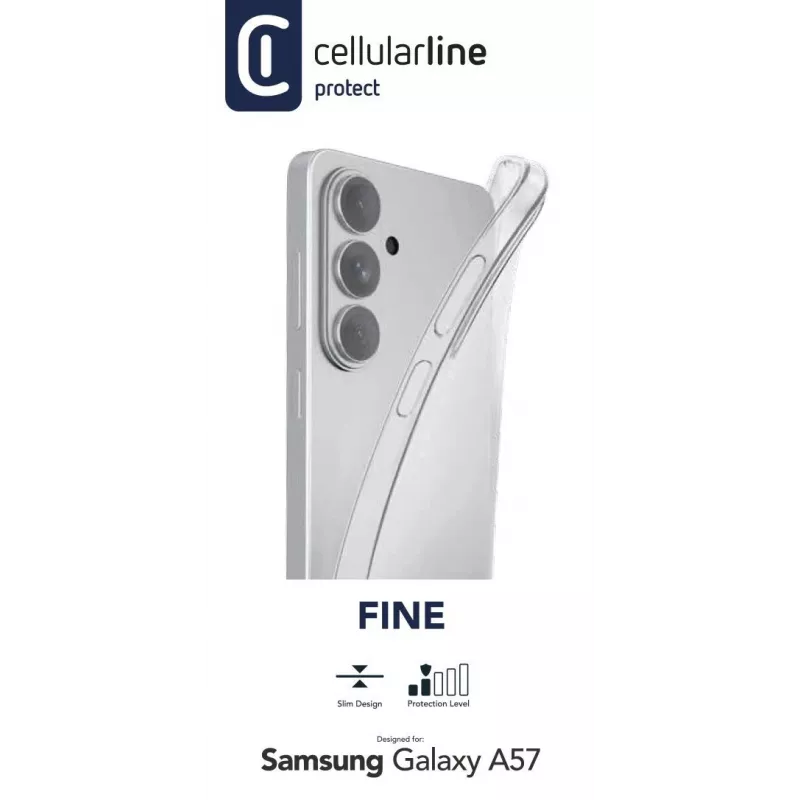 Cellularline Fine - Galaxy A57, Ümbris, Samsung, Galaxy A57, 17 cm (6,7″), Läbipaistev