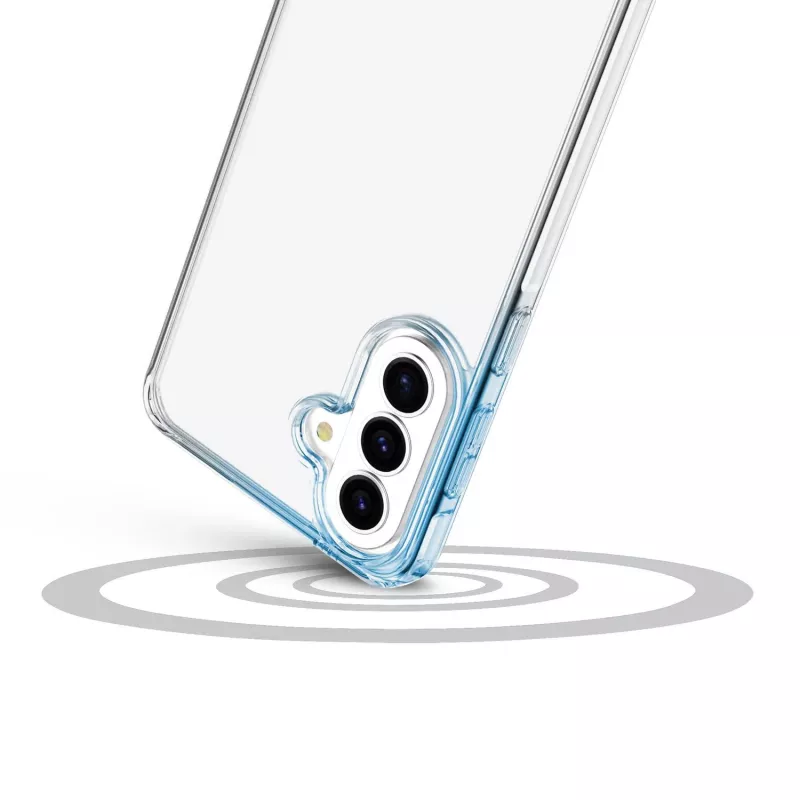 Cellularline Clear Protect – Galaxy A57 kõva ümbris kummist äärtega