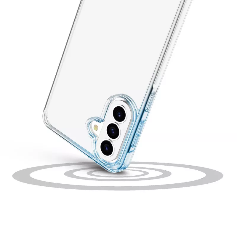 Cellularline Clear Protect – Galaxy A37 kõva ümbris kummist äärtega
