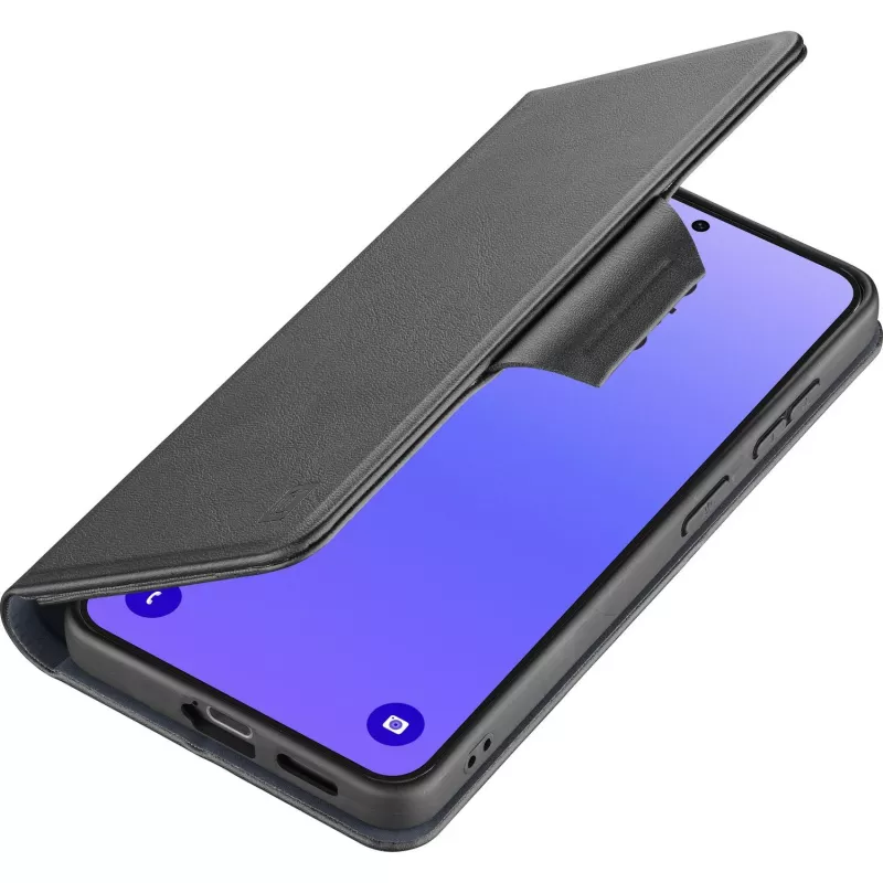Cellularline Book Agenda 2 - Galaxy A37 raamatustiilis kunstnahast ümbris magnetilise sulguri, alusfunktsiooni ja RFID/NFC kaitsega viipemaksekaartidele.
