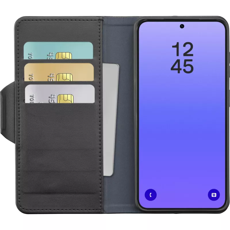 Cellularline Book Agenda 2 - Galaxy A37 raamatustiilis kunstnahast ümbris magnetilise sulguri, alusfunktsiooni ja RFID/NFC kaitsega viipemaksekaartidele.