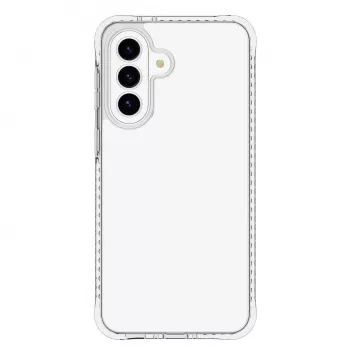 Cellularline Ultra Strong - Galaxy A37 ülikaitselise läbipaistva ümbrisega põrutust summutavate servadega ja integreeritud õhukambritega, mis on loodud tagama maksimaalse kaitse juhuslike kukkumiste korral.