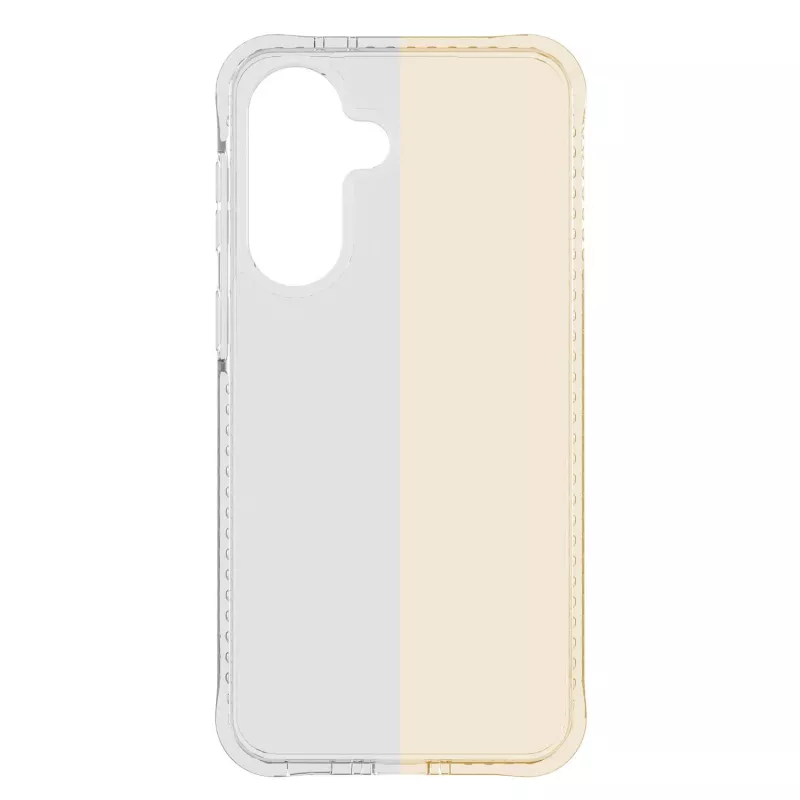 Cellularline Ultra Strong - Galaxy A37 ülikaitselise läbipaistva ümbrisega põrutust summutavate servadega ja integreeritud õhukambritega, mis on loodud tagama maksimaalse kaitse juhuslike kukkumiste korral.