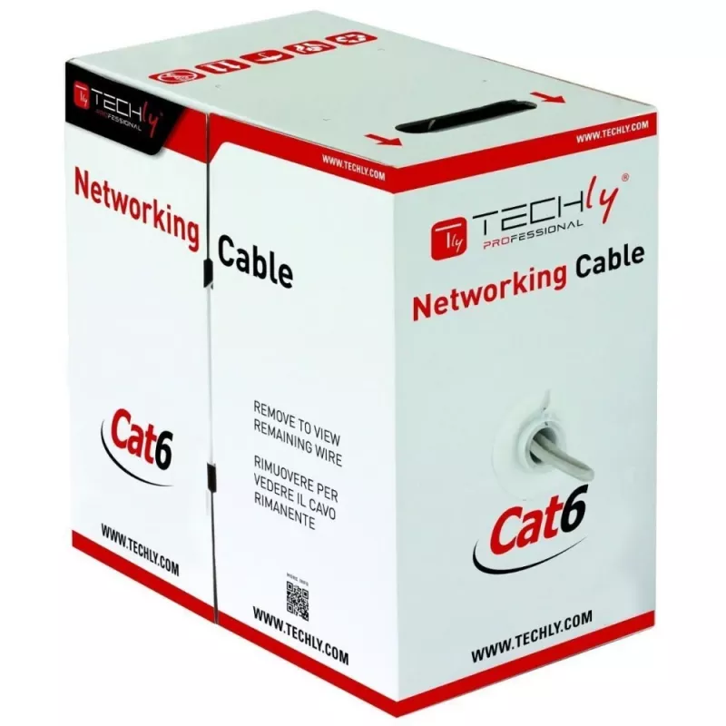 Techly ITP-C6F-FL võrgukaabel Hall 305 m Cat6 F/UTP (FTP)
