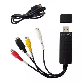 Techly I-USB-VIDEO-700TY videosignaali muundur 720 x 576 pikslit