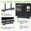 Techly Universal Wall Mount Soundbar Bracket Max VESA 600x400