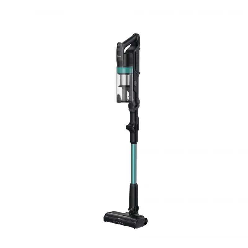 Hoover HF1P10PX 011 akutoitega kepptolmuimeja Kuiv Vaht, Mikrofiiber Kotita 0,7 L 165 W Must, türkiissinine 22 Ah