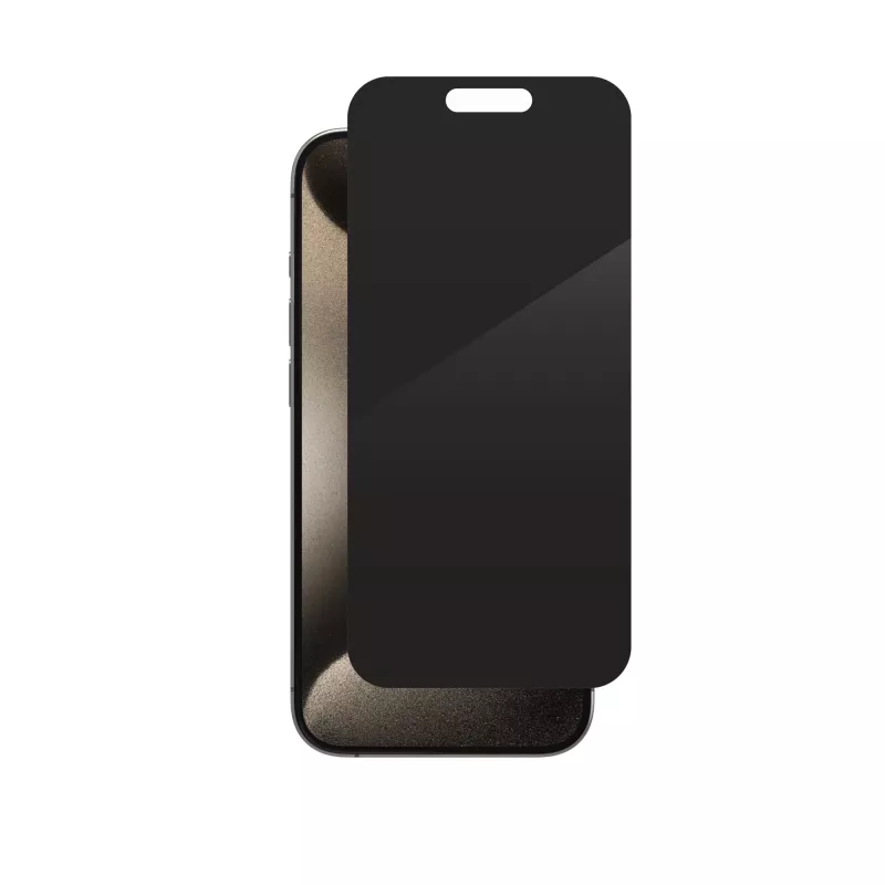 ZAGG InvisibleShield Glass Elite Privacy AM E Apple iPhone 15 Pro ekraan EN/FR