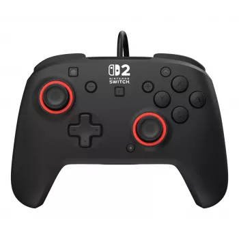Juhtmega mängukontroller Turtle Beach Rematch Nintendo Switch 2 jaoks — USB‑C, 3 m kaabel, tagumine nupp, D‑pad, must