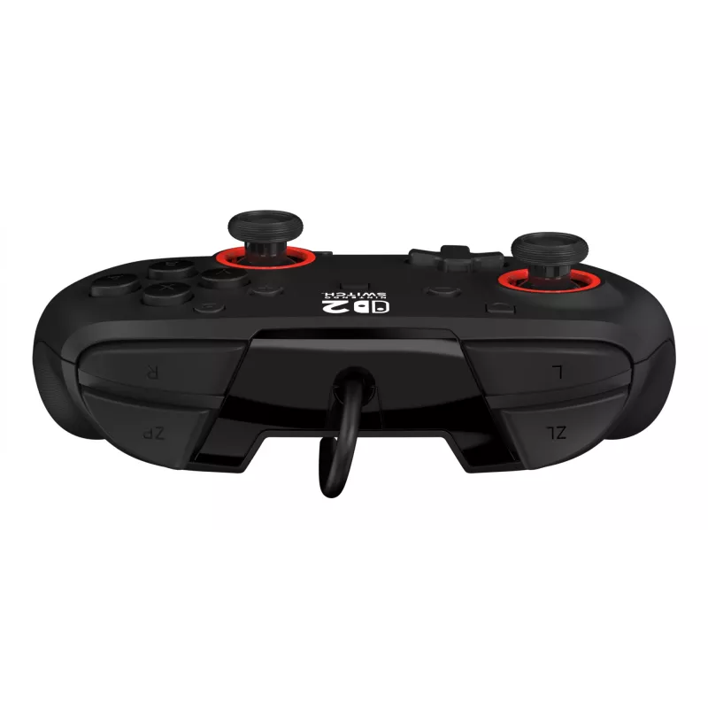 Juhtmega mängukontroller Turtle Beach Rematch Nintendo Switch 2 jaoks — USB‑C, 3 m kaabel, tagumine nupp, D‑pad, must