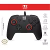 Juhtmega mängukontroller Turtle Beach Rematch Nintendo Switch 2 jaoks — USB‑C, 3 m kaabel, tagumine nupp, D‑pad, must