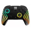 Juhtmeta RGB-mängukontroller Turtle Beach Afterglow Wave Must Nintendo Switch 2 jaoks — Bluetooth/USB-C, sisseehitatud aku 20 h, 3 m kaabel