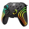 Juhtmeta RGB-mängukontroller Turtle Beach Afterglow Wave Must Nintendo Switch 2 jaoks — Bluetooth/USB-C, sisseehitatud aku 20 h, 3 m kaabel