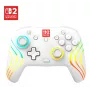 Juhtmevaba RGB-mängukontroller Turtle Beach Afterglow Wave Valge Nintendo Switch 2-le, Bluetooth/USB-C, sisseehitatud aku 20 h, 3 m kaabel