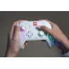 Juhtmevaba RGB-mängukontroller Turtle Beach Afterglow Wave Valge Nintendo Switch 2-le, Bluetooth/USB-C, sisseehitatud aku 20 h, 3 m kaabel