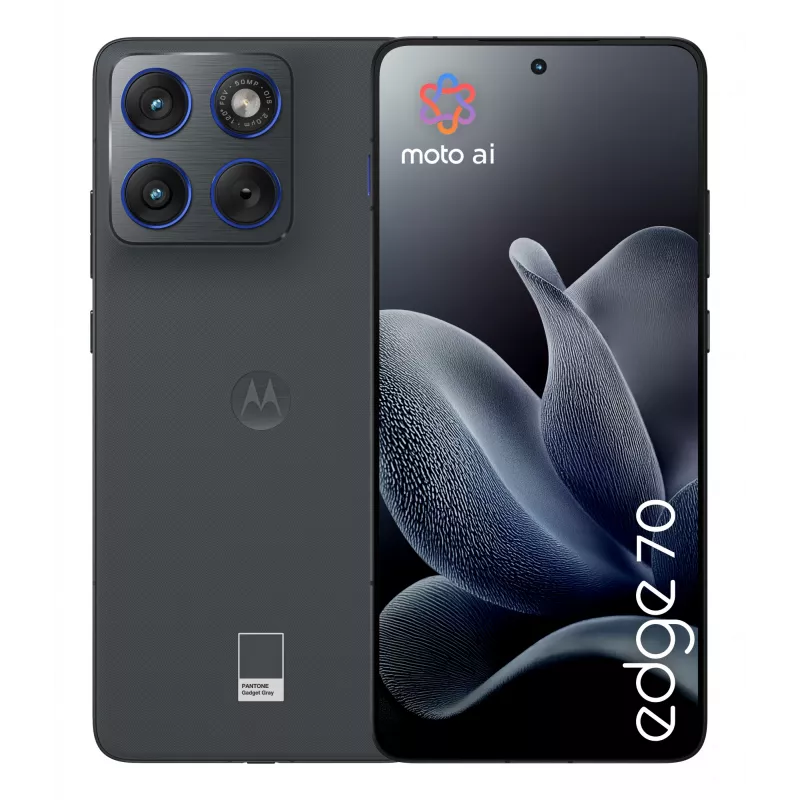 Motorola edge 70 nutitelefon — 6,7-tolline (17 cm) OLED, Snapdragon 7 Gen 4, 8 GB muutmälu, 256 GB, Dual SIM, 5G, 4800 mAh, hall