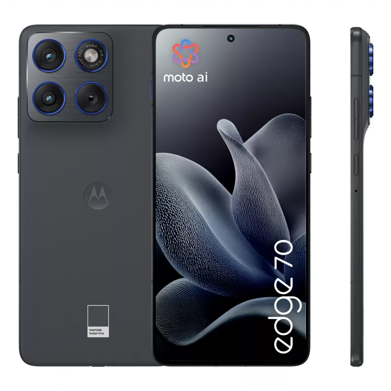 Motorola edge 70 nutitelefon — 6,7-tolline (17 cm) OLED, Snapdragon 7 Gen 4, 8 GB muutmälu, 256 GB, Dual SIM, 5G, 4800 mAh, hall