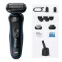 Fooliumhabemenuga Braun Series 5 52-B7650cc — akutoitel, 50 min tööaeg, must/sinine