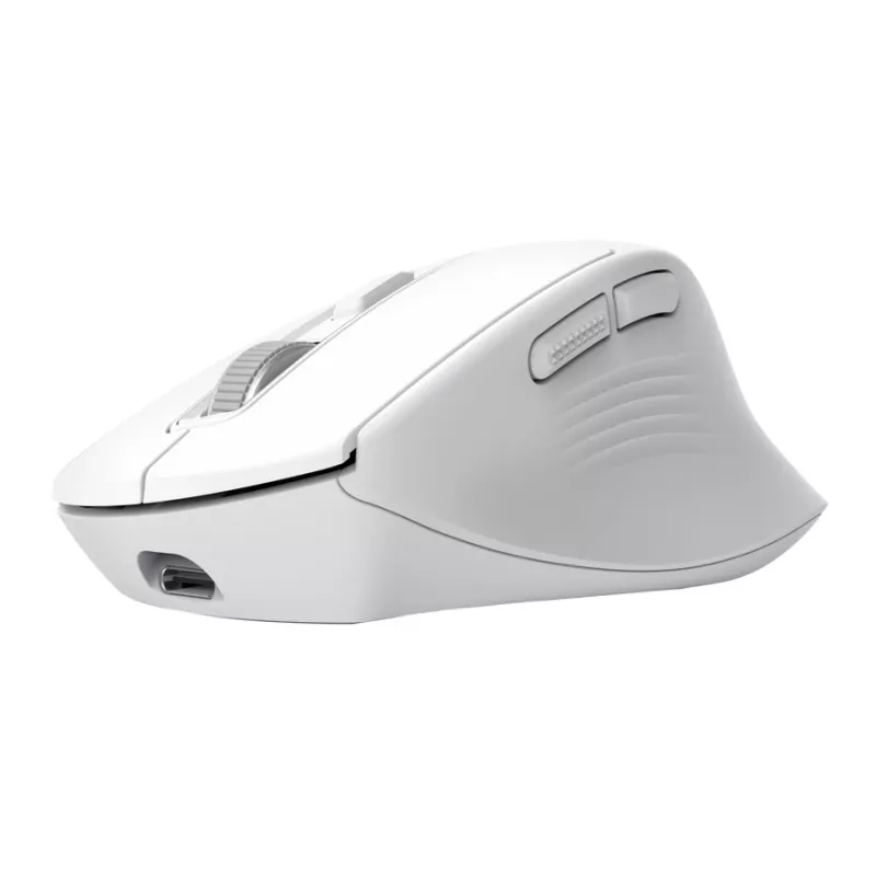 Juhtmevaba paremakäeline kontorihiir TRUST Niven — RF + Bluetooth, 3200 DPI, 7 nuppu, ratas, valge