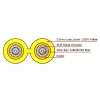 ACT 0.5-meetrine ühemoodiline 9/125 OS2 dupleks soomustatud fiiberoptiline patch-kaabel LC-pistikutega