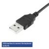 ACT äriklaviatuur USB (Qwerty/US-paigutus), täissuuruses (100%), juhtmega, USB, membraan, QWERTY, must
