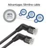 Võrgukaabel ACT DD1901 Cat6 U/FTP (STP) 1 m RJ-45 Must