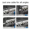 Võrgukaabel ACT DD1901 Cat6 U/FTP (STP) 1 m RJ-45 Must