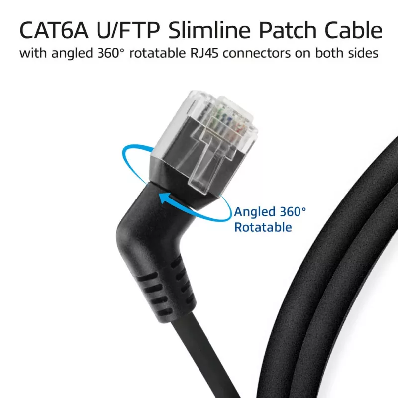 Võrgukaabel ACT DD1902 Cat6 U/FTP (STP) 2 m RJ-45 kuni RJ-45 Must