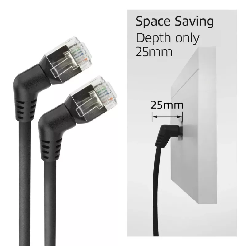 Võrgukaabel ACT DD1902 Cat6 U/FTP (STP) 2 m RJ-45 kuni RJ-45 Must
