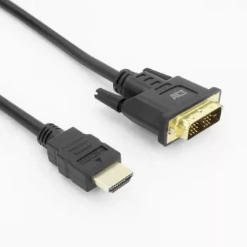 ACT AK3735 videokaabli adapter 2 m HDMI tüüp A (standard) DVI-D must